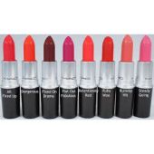 Pack of 10 MAC Lipsticks with free mac mascara